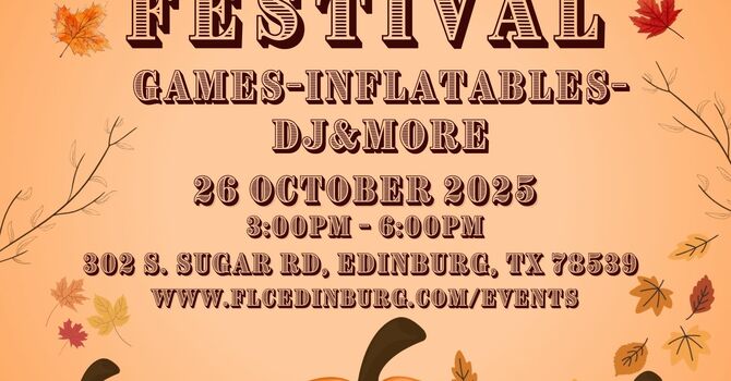 2nd Annual Fall Festival/Trunk-Or-Treat