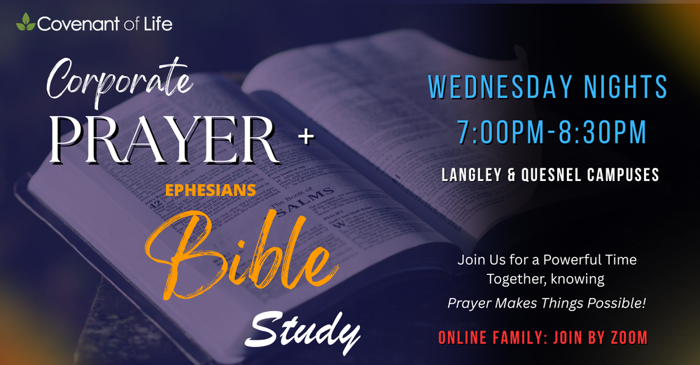 Wednesday Bible Study & Corporate Prayer