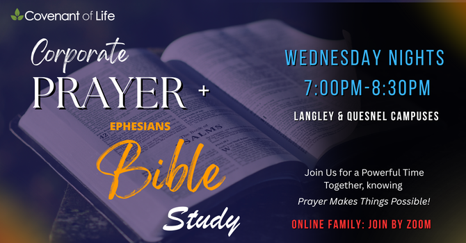 Wednesday Bible Study & Corporate Prayer