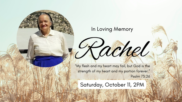 Remembering Rachel