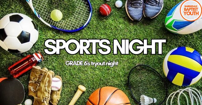 Sports Night - Youth Group