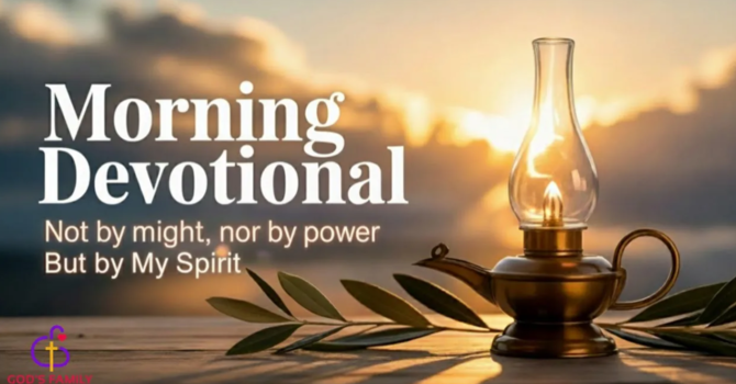Discover How to Live by God’s Spirit, Not Human Strength | Morning Devotional