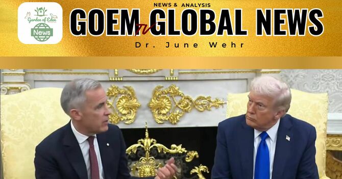 President Trump with Canada's Prime Minister image