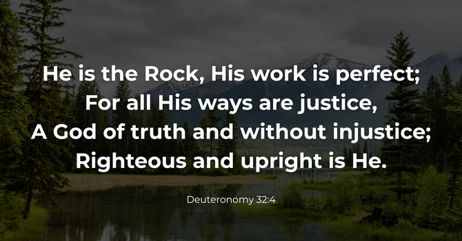 Deuteronomy 32:4 image