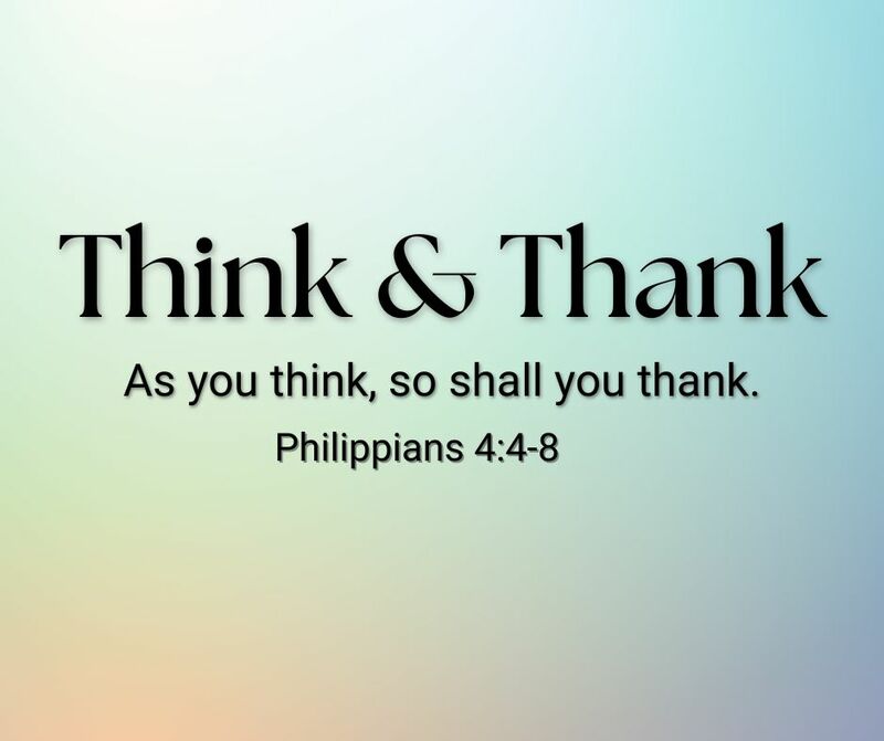 Think and Thank
