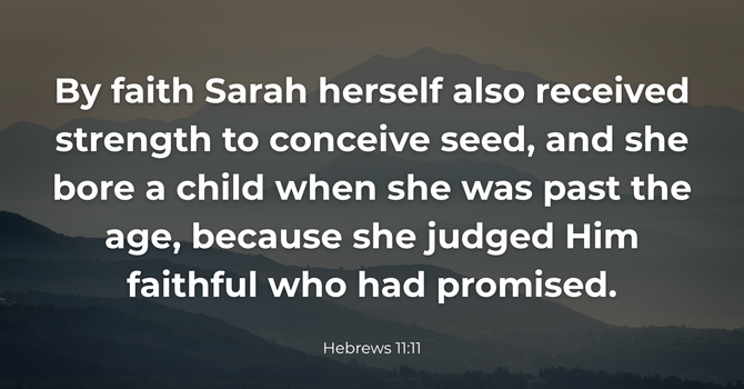 Hebrews 11:11 image