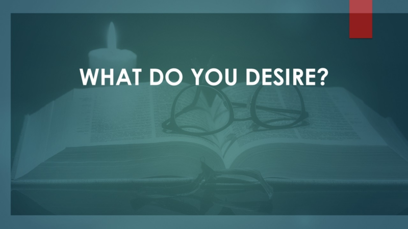 A Question of Desire (Pt. 1)