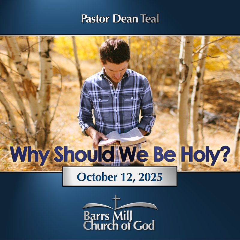 Why Should We Be Holy?