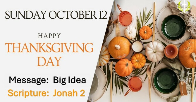 Sunday October 12 Livestream Service