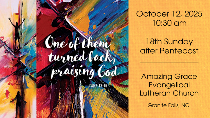 18th Sunday after Pentecost