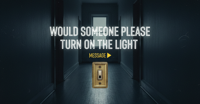 Would Someone Please Turn On the Light