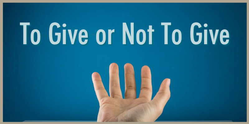 "Tithe or Not to Tithe"
