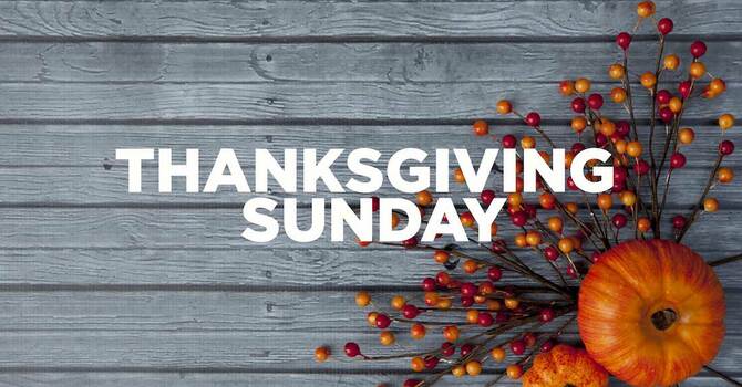 Thanksgiving Sunday