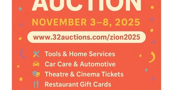 ZION Presbyterian Church ONLINE AUCTION