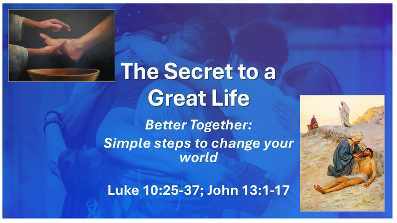 The Secret to a Great Life-10/12/25