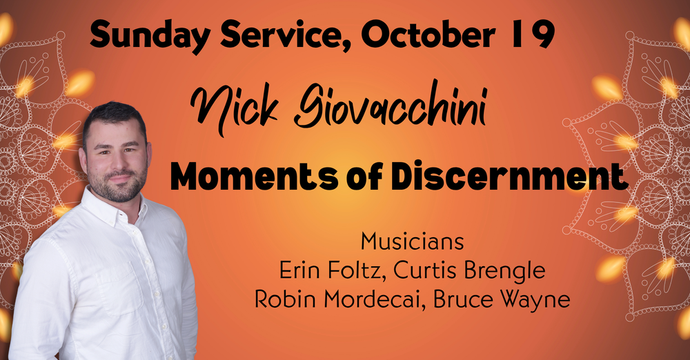 Sunday Service, October 19, 2025