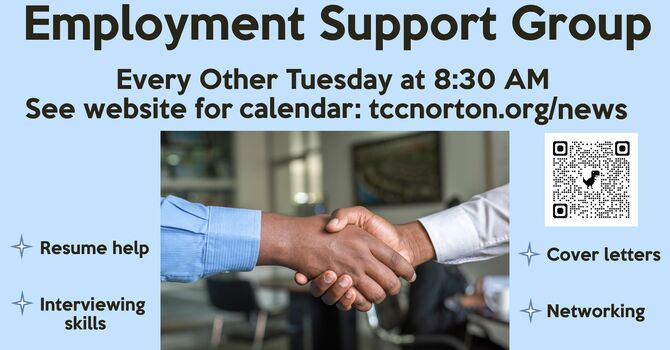 Employment Support Group - Every Other Tuesday image