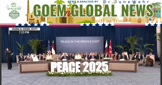 President Trump Participates in a Middle East Peace Ceremony