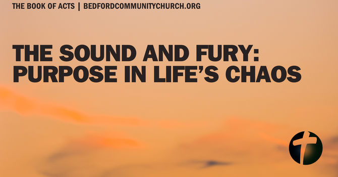 Purpose in Life's Chaos