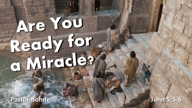 "Are You Ready For A Miracle"