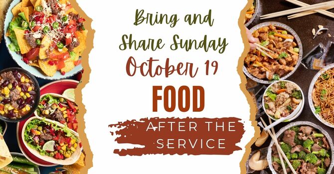 Food After the Service Sunday!