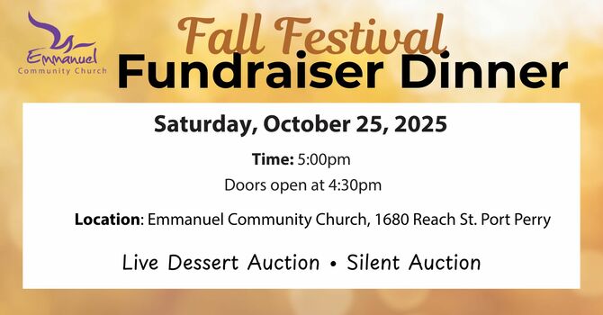 Fall Festival Fundraiser Dinner
