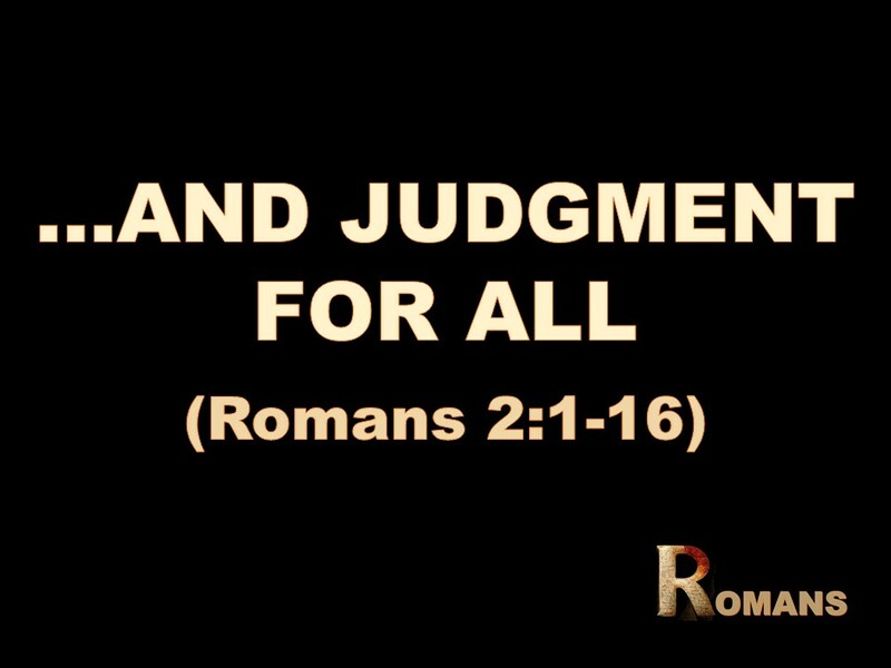 ...And Judgment For All