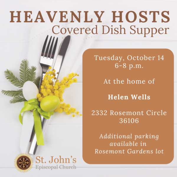 Heavenly Hosts Dinner Tonight at 6 p.m.