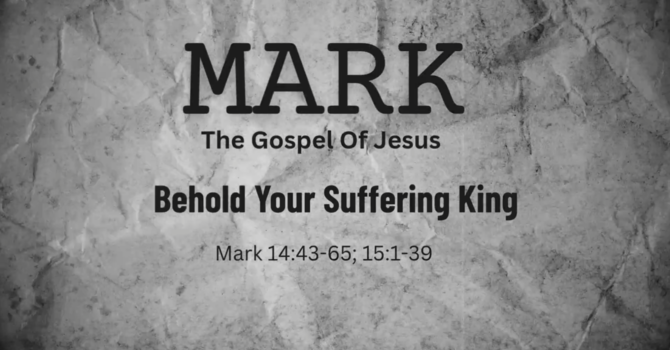 Behold Your Suffering King