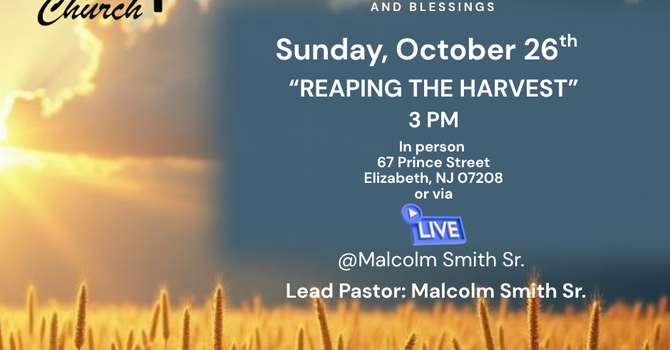 "Reaping the Harvest"