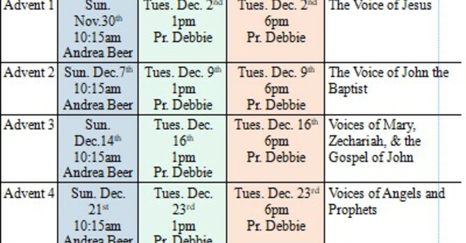 ADVENT 2025 - BOOK STUDIES image