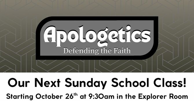 Apologetics Sunday School