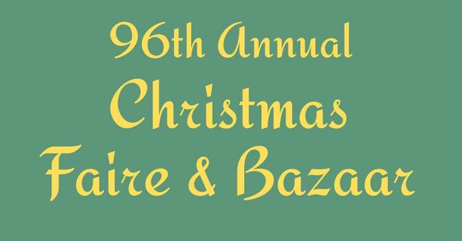Christmas Faire and Bazaar