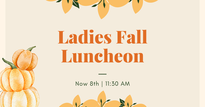 Ladies Fall Luncheon