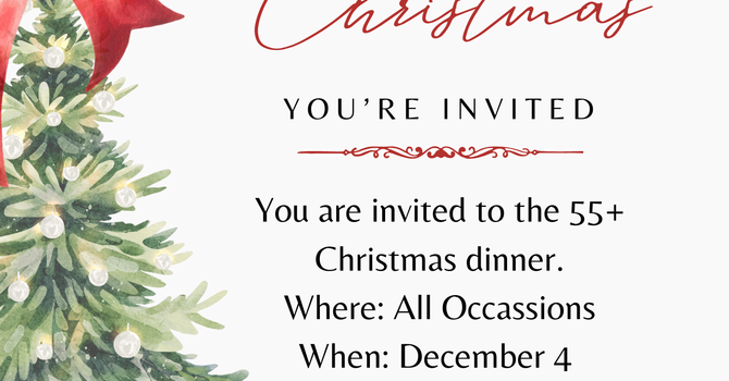 55+ Christmas Gathering