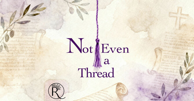 Not even a thread