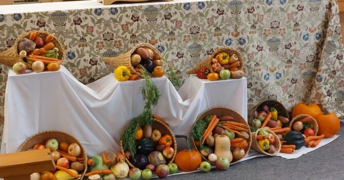 Thanksgiving Harvest Display image