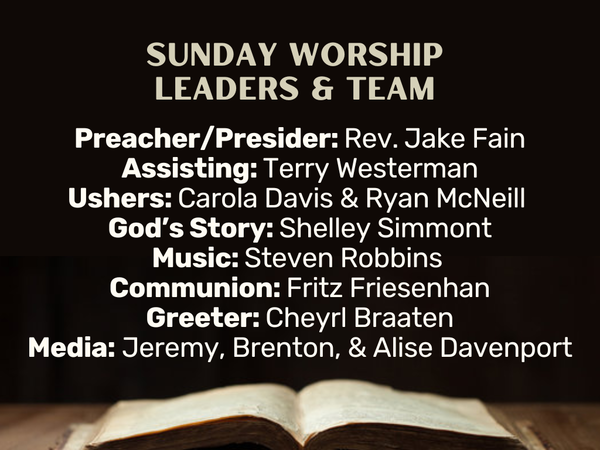 Leading us in Worship