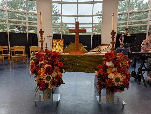 Altar Flowers October 12, 2025