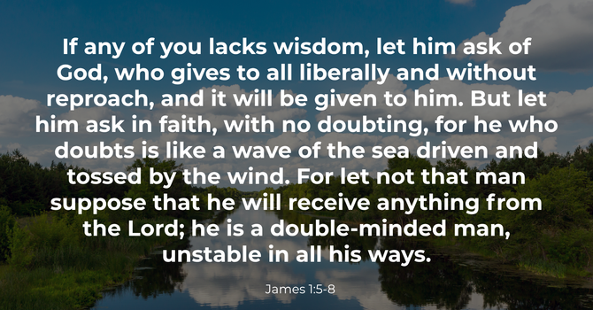 James 1:5-8 image