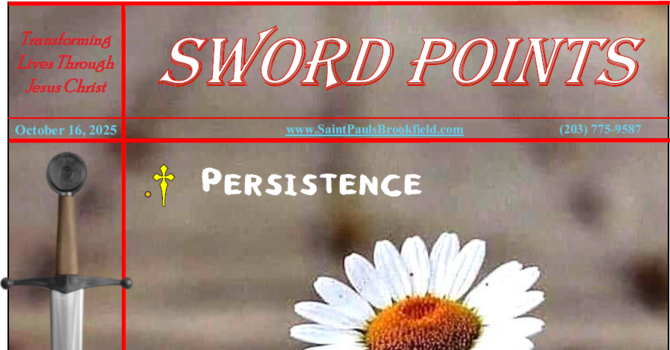 St. Paul's Sword Points for Ocotber 16, 2025 image