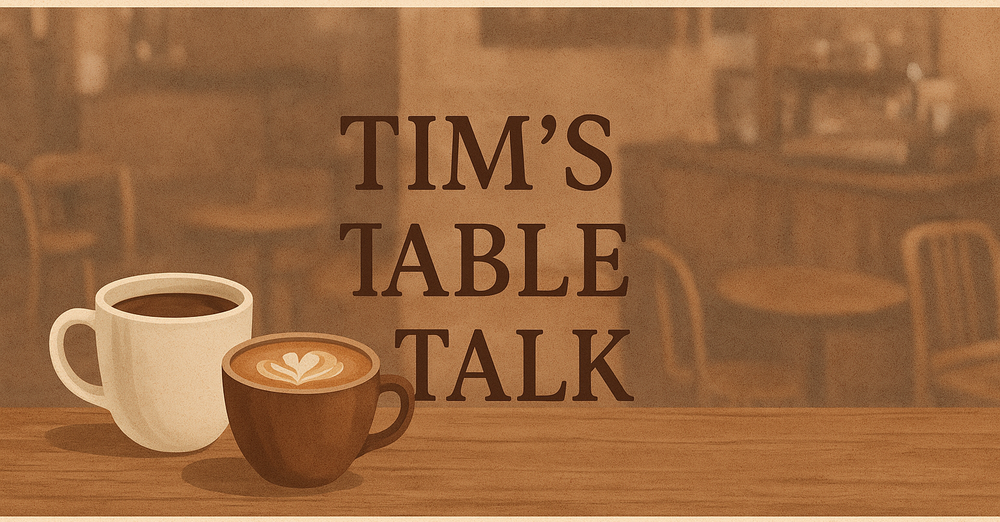 Tim's Table Talk