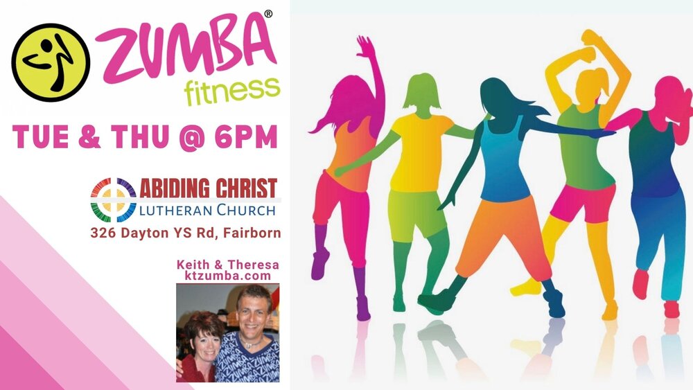 Zumba Tuesday and Thursday at 6 PM