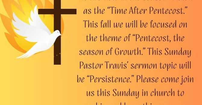 Pentecost Sermon Series 