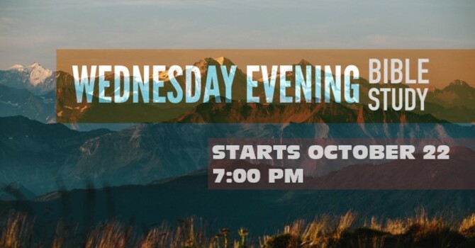 Wednesday Evening Bible Study