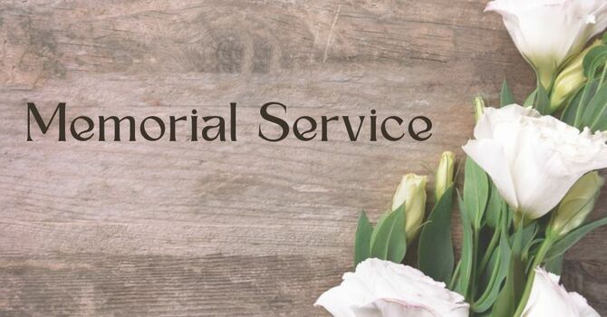 Stan Collier's Memorial Service