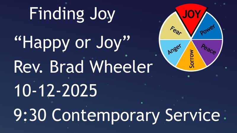 10-12-2025: Happy or Joy - 10:45 Traditional service