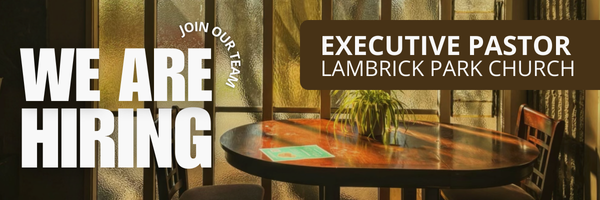 Job Opportunity - Executive Pastor