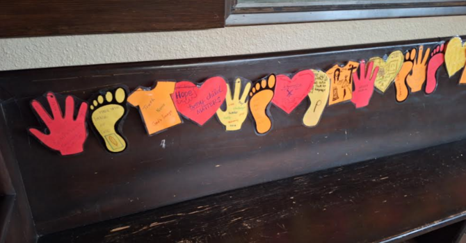Orange Shirt Day at Christ Church, Grande Prairie