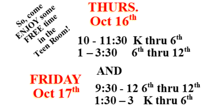 ATTENTION, Washburn Rural Students for TODAY - LAST SESSION! image